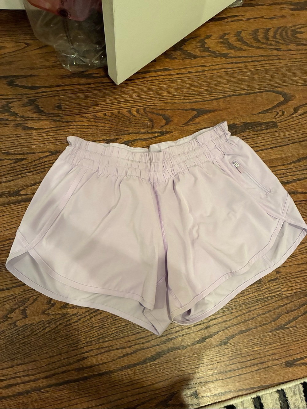 lululemon athletica Lavender Track That 2.5” Shorts with Elastic Waistband